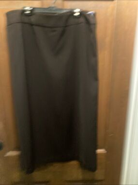 Michele Long Black Maxi Skirt